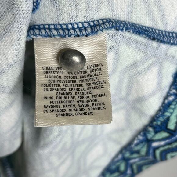 Maeve by Anthropologie Geometric Print Sleeveless V-Neck Mini Dress Size 2 - Picture 6 of 11